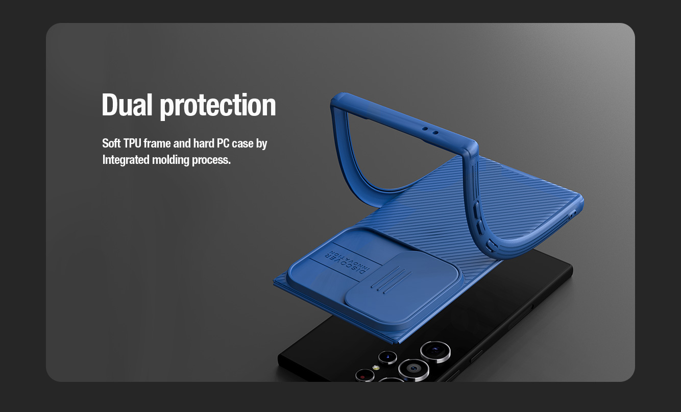 محافظت قاب نیلکین سامسونگ S24 Ultra مدل CamShield Pro