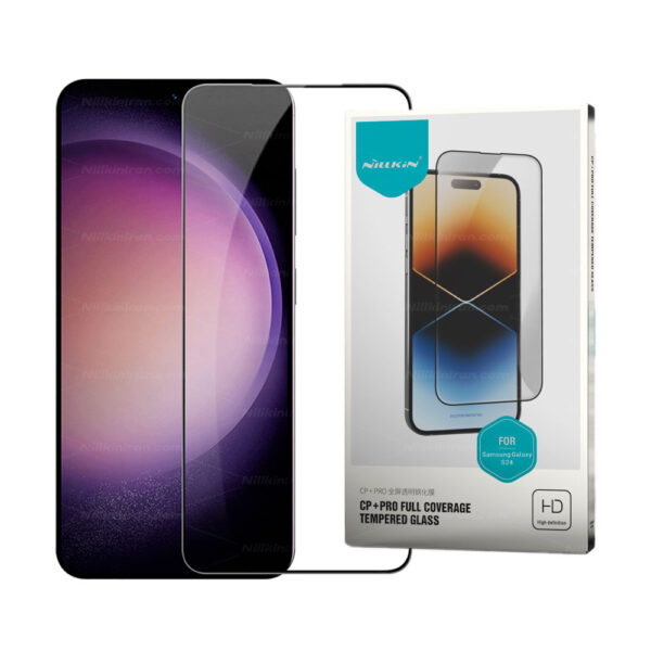 نمایش گلس نیلکین سامسونگ S24 مدل CP+Pro tempered glass