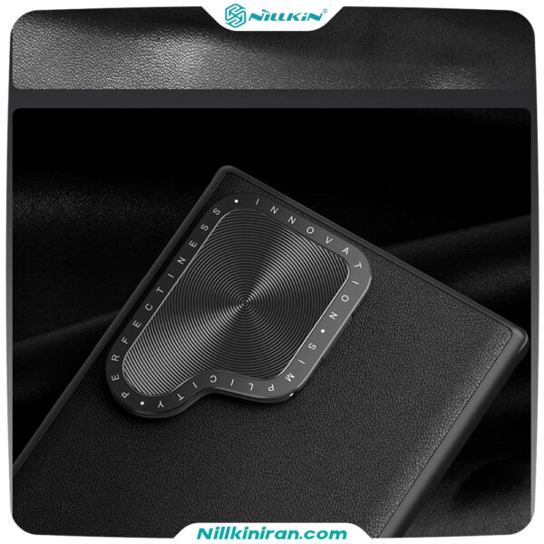 درپوش قاب نیلکین سامسونگ S24 Ultra مدل CamShield Prop Leather Magnetic