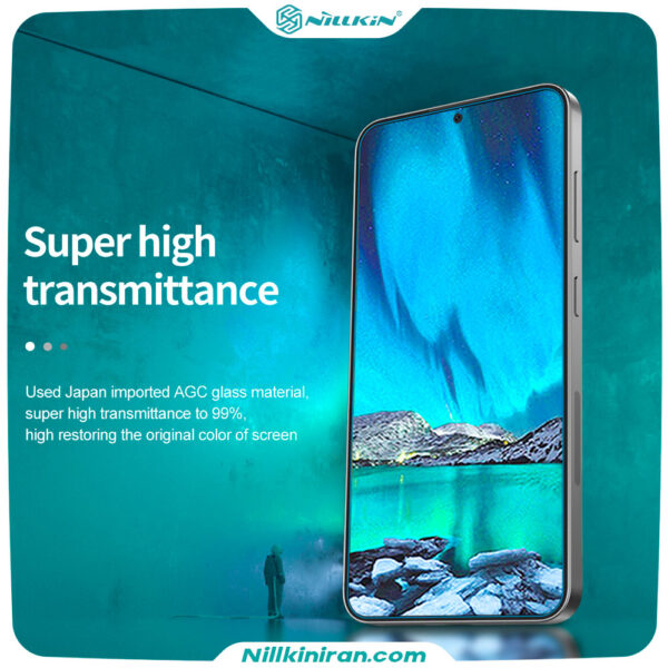 وضوح گلس نیلکین سامسونگ S24 مدل H+Pro tempered glass