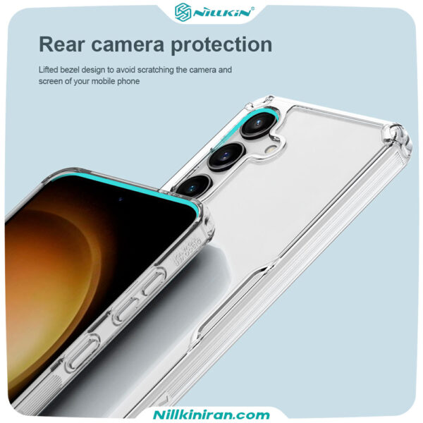 محافظ دوربین قاب نیلکین سامسونگ +S24 مدل Nature TPU Pro Case