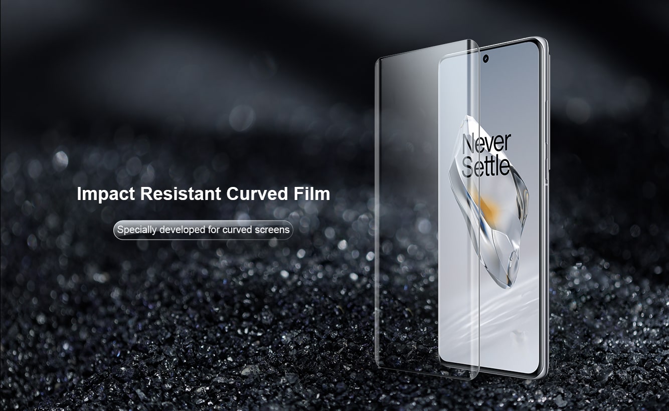 گلس نیلکین One Plus 12 مدل Impact Resistant Curved Film