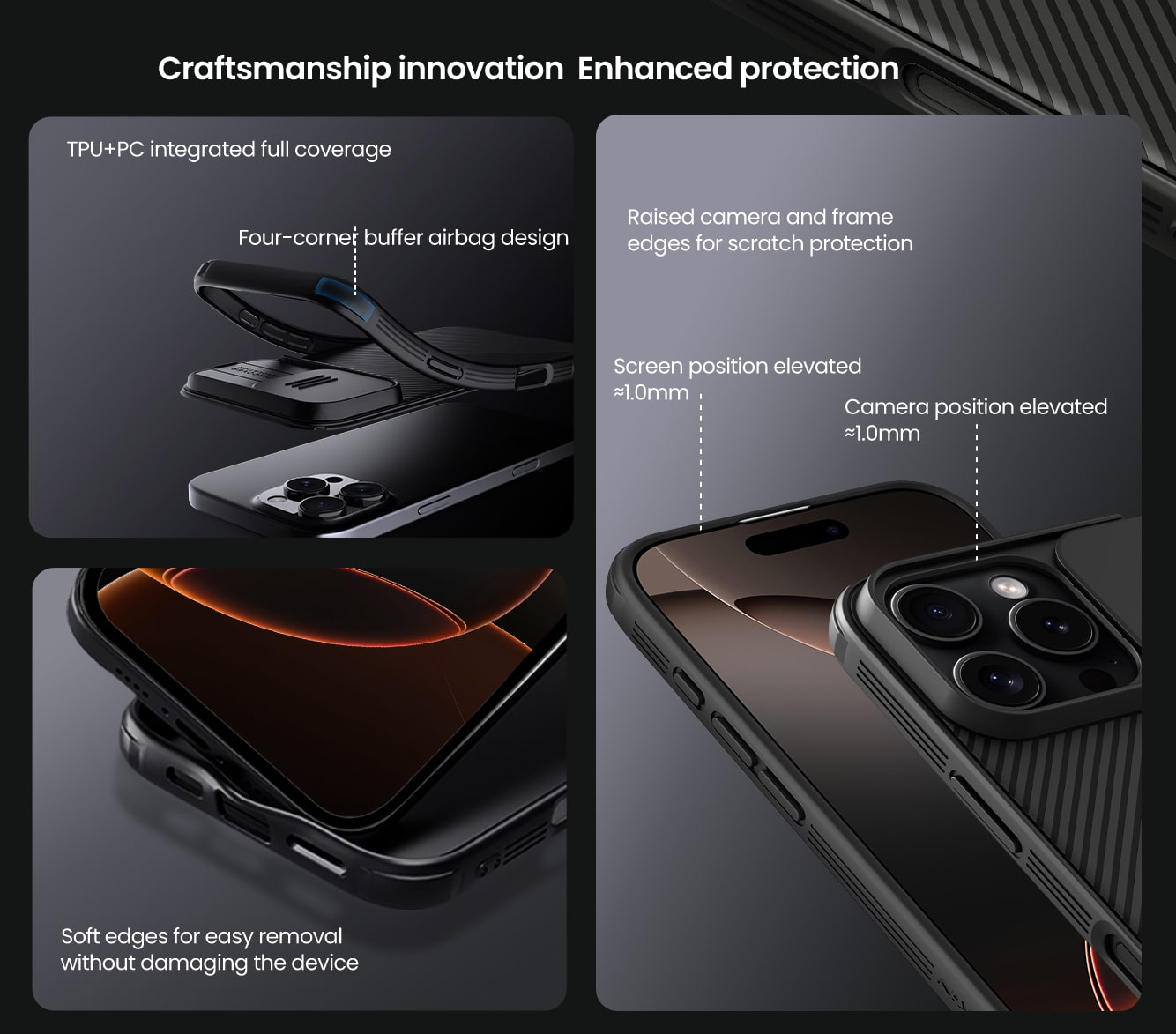 قاب نیلکین iPhone 16 Pro مدل CamShield Pro