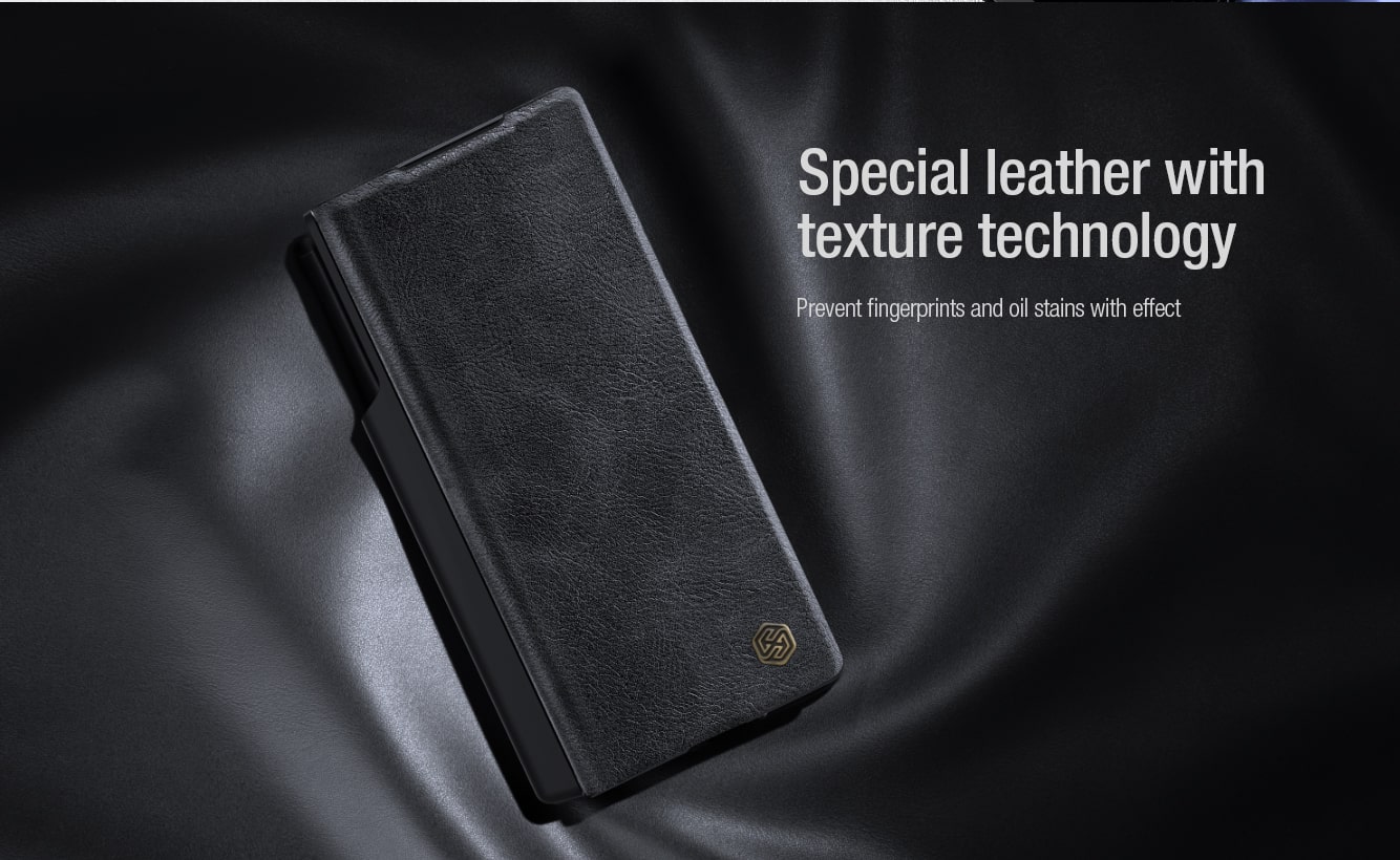 قاب نیلکین سامسونگ Z Fold 6 مدل Qin Pro leather