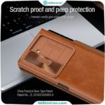 قاب نیلکین سامسونگ Z Fold 6 مدل Qin Pro leather