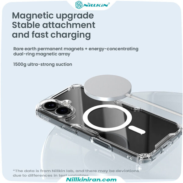 قاب نیلکین آیفون iPhone 16 مدل Nature TPU Pro Magnetic