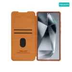 قاب نیلکین Samsung Galaxy S25 Ultra مدل Qin Prop leather