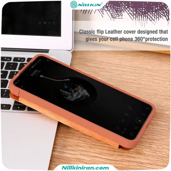 قاب نیلکین سامسونگ Samsung Galaxy S25 Plus مدل Qin Prop leather