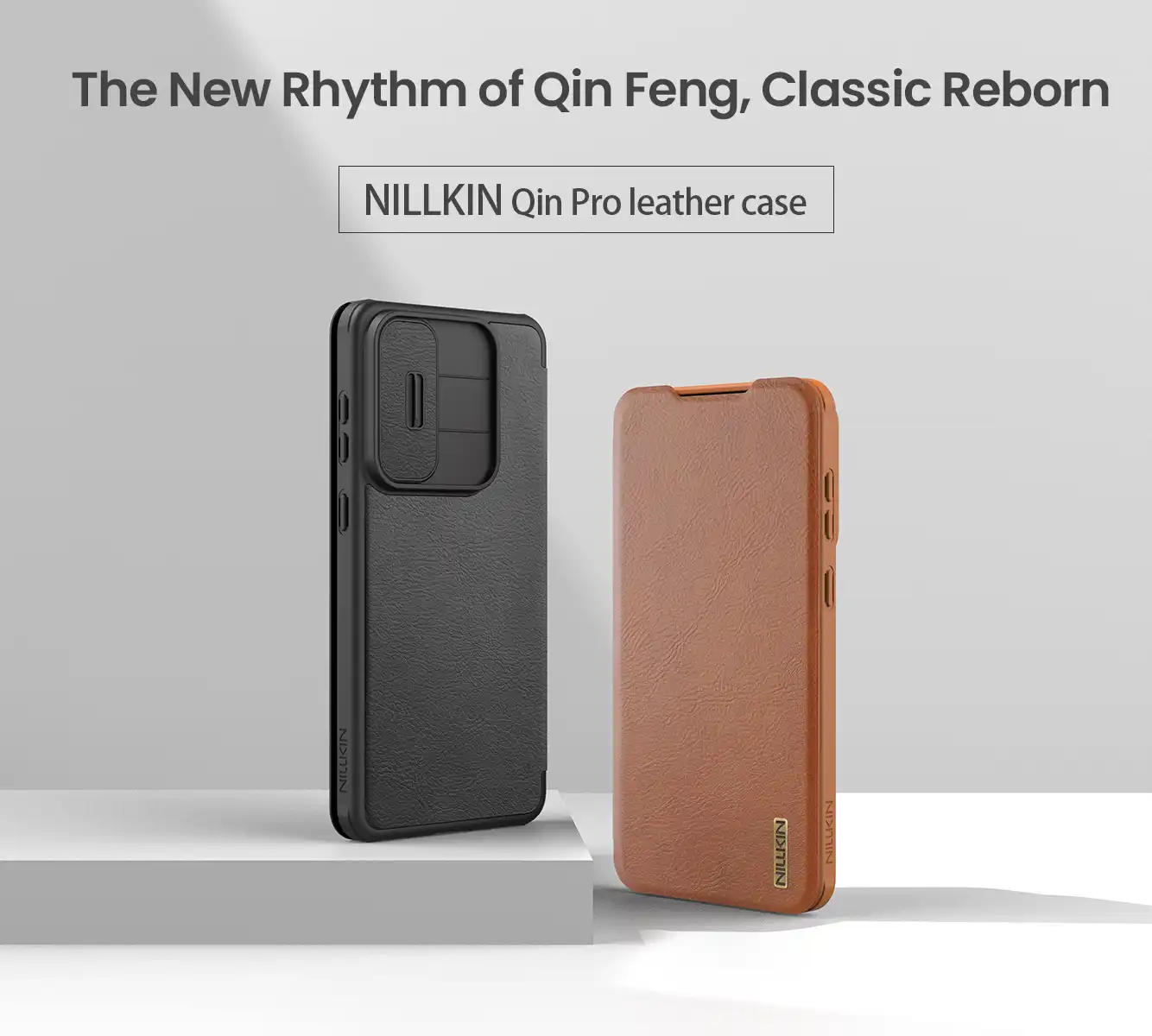 قاب نیلکین سامسونگ Samsung Galaxy S25 Edge مدل Qin Pro leather