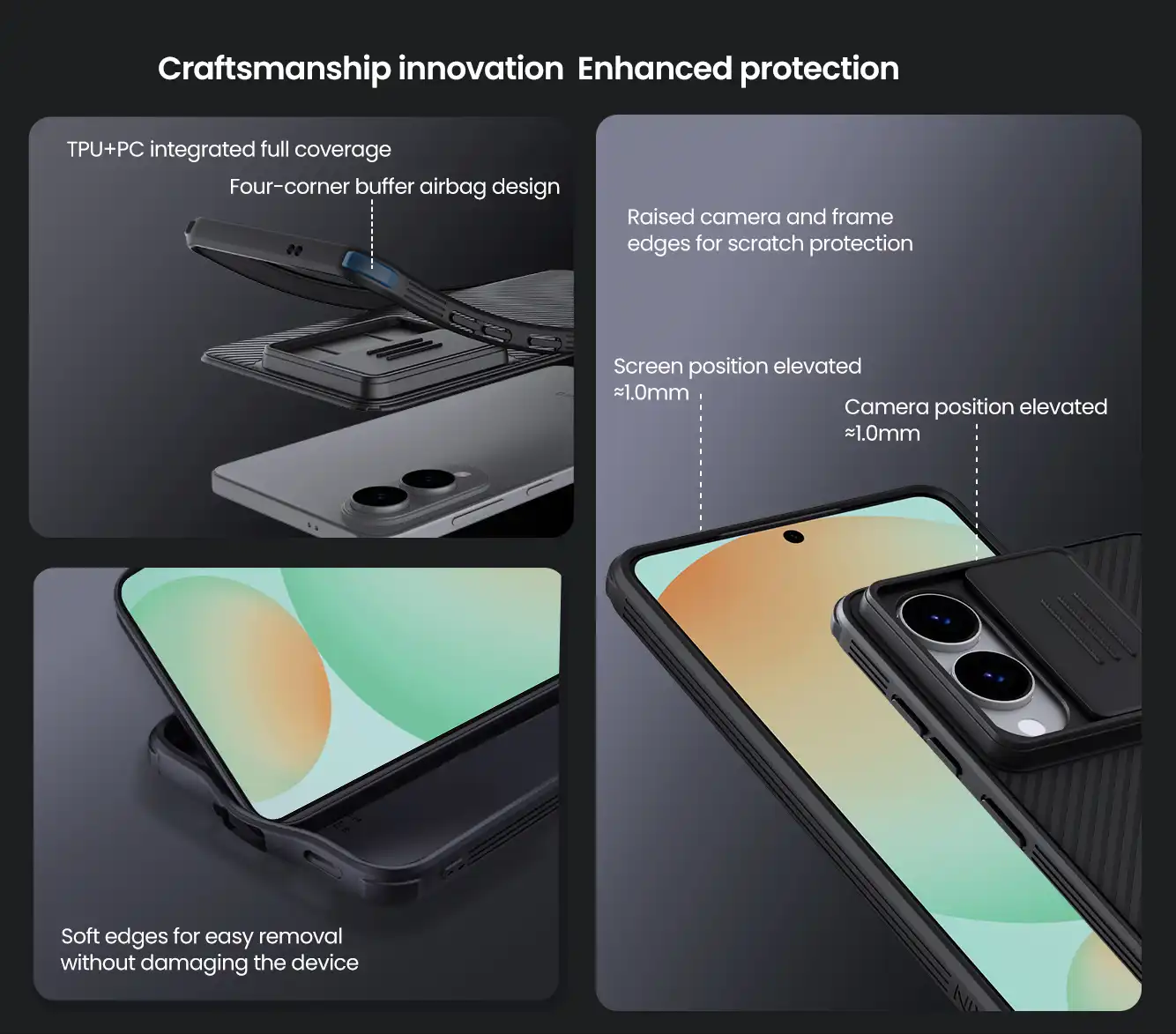 قاب نیلکین سامسونگ Samsung Galaxy S25 Edge مدل CamShield Pro Magnetic