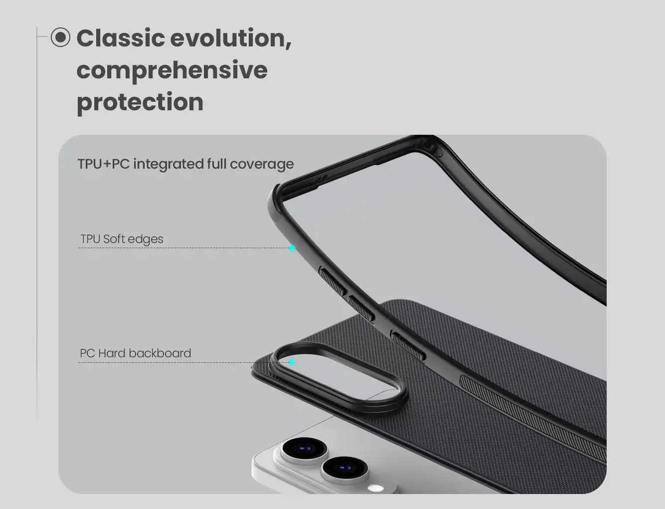 قاب نیلکین سامسونگ Samsung Galaxy S25 Edge مدل Super Frosted Shield Pro