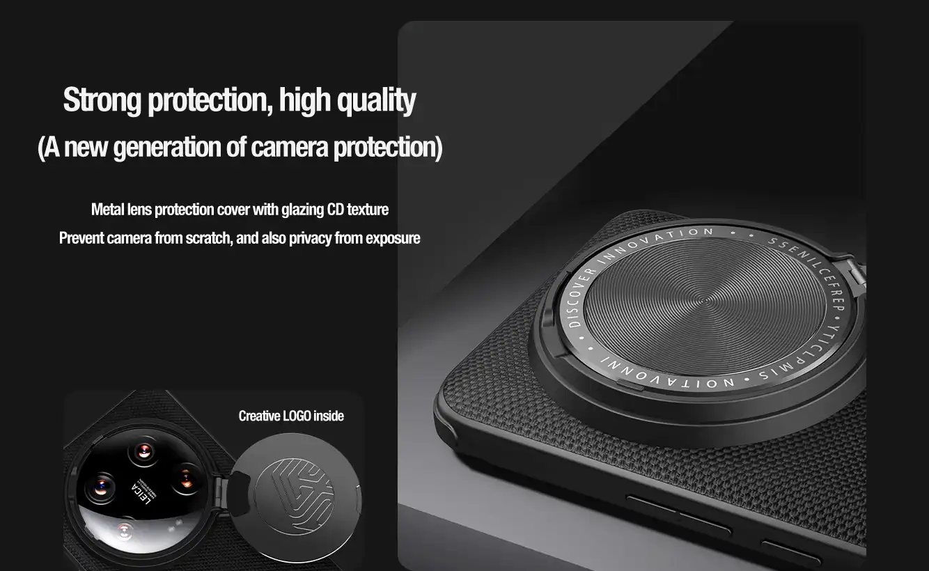 قاب نیلکین شیائومی Xiaomi 14 Ultra مدل Textured Prop Magnetic
