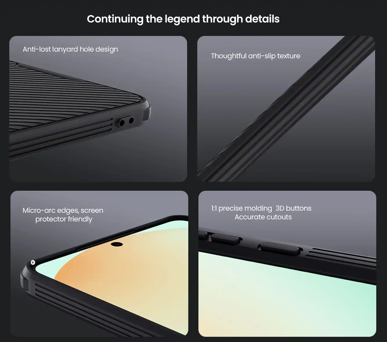 قاب نیلکین سامسونگ Samsung Galaxy S25 Edge مدل CamShield Pro Magnetic