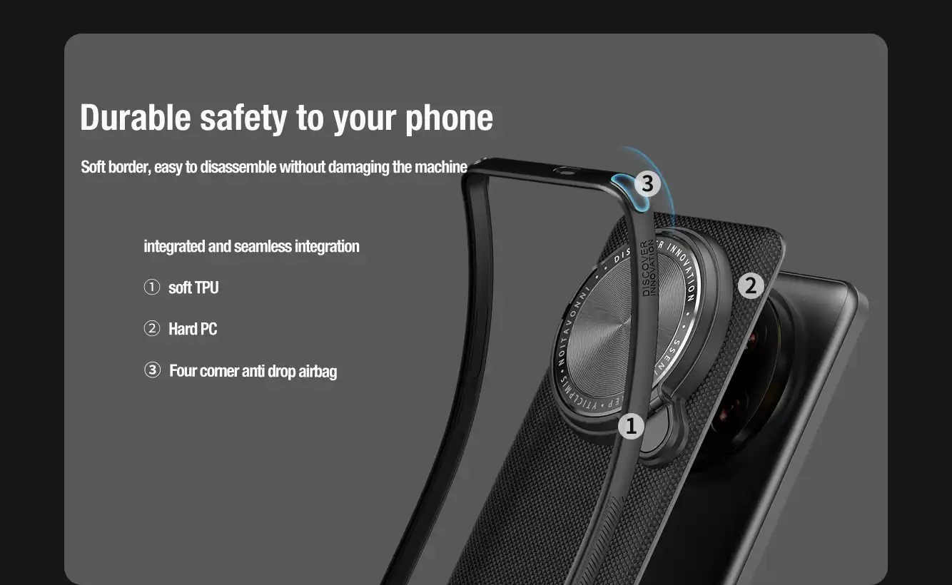 قاب نیلکین شیائومی Xiaomi 14 Ultra مدل Textured Prop Magnetic