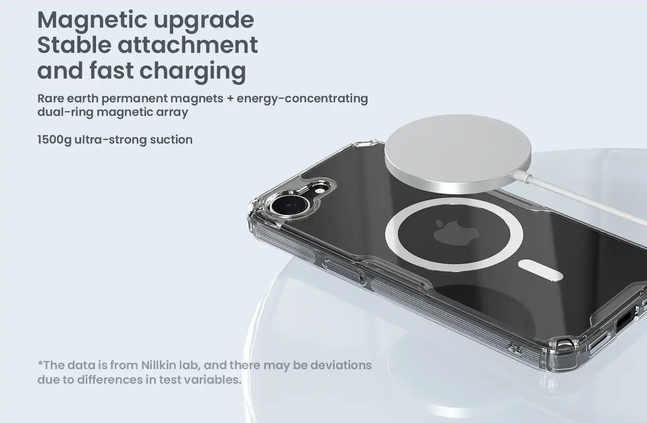 قاب نیلکین آیفون iPhone 16e مدل Nature TPU Pro Magnetic