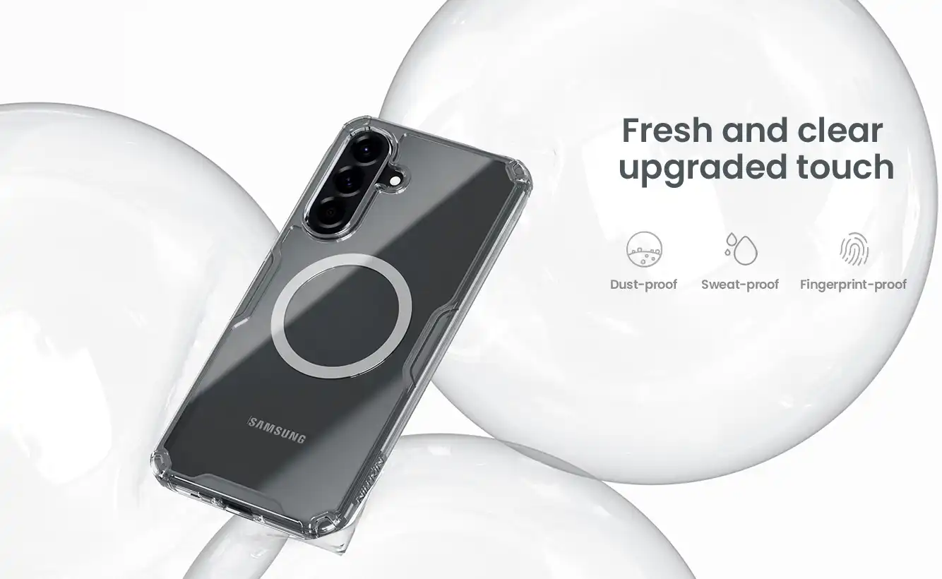 قاب نیلکین سامسونگ Samsung Galaxy A56 5G مدل Nature TPU Pro Magnetic