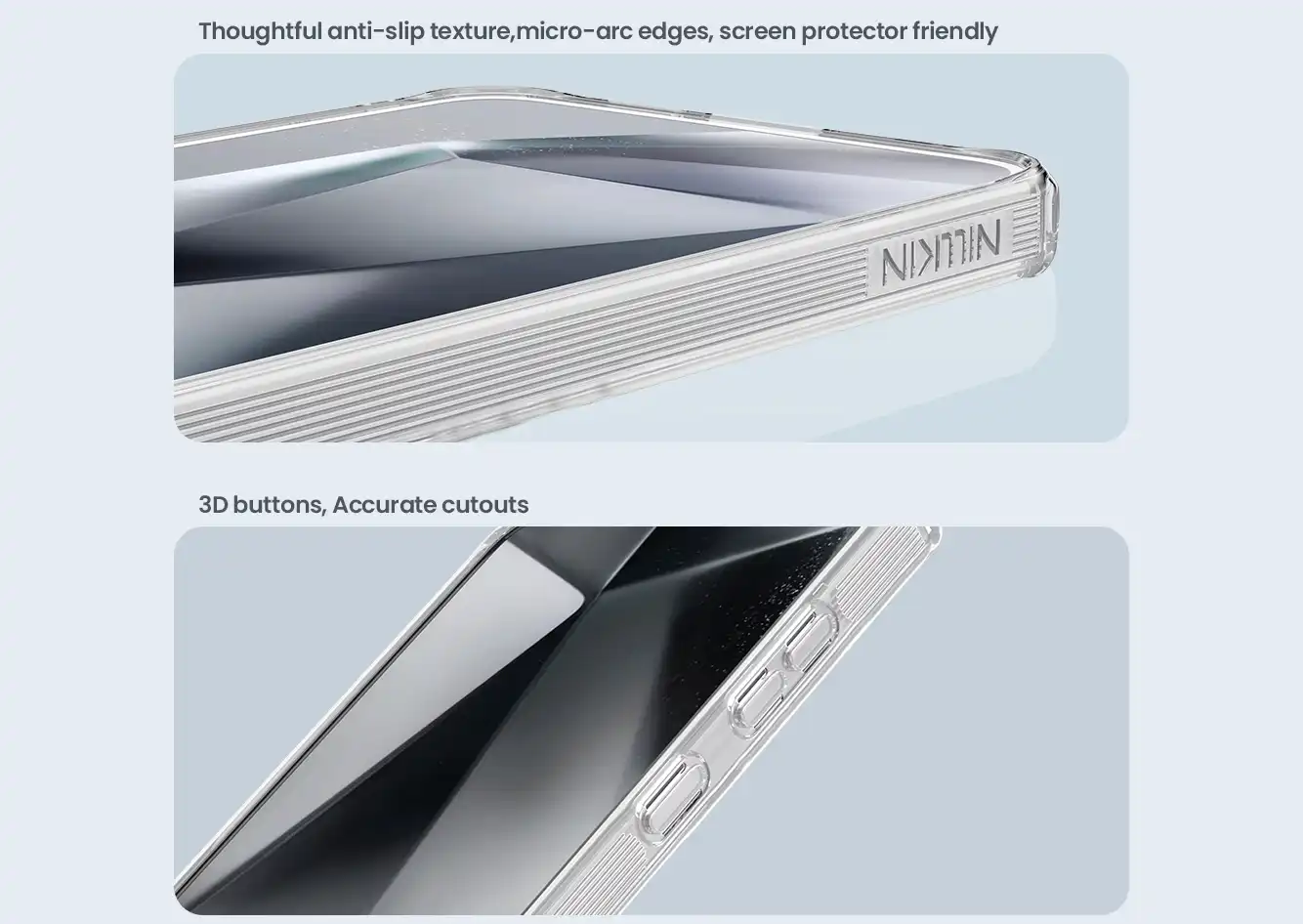قاب شفاف نیلکین سامسونگ Samsung Galaxy S25 مدل Nature TPU Pro