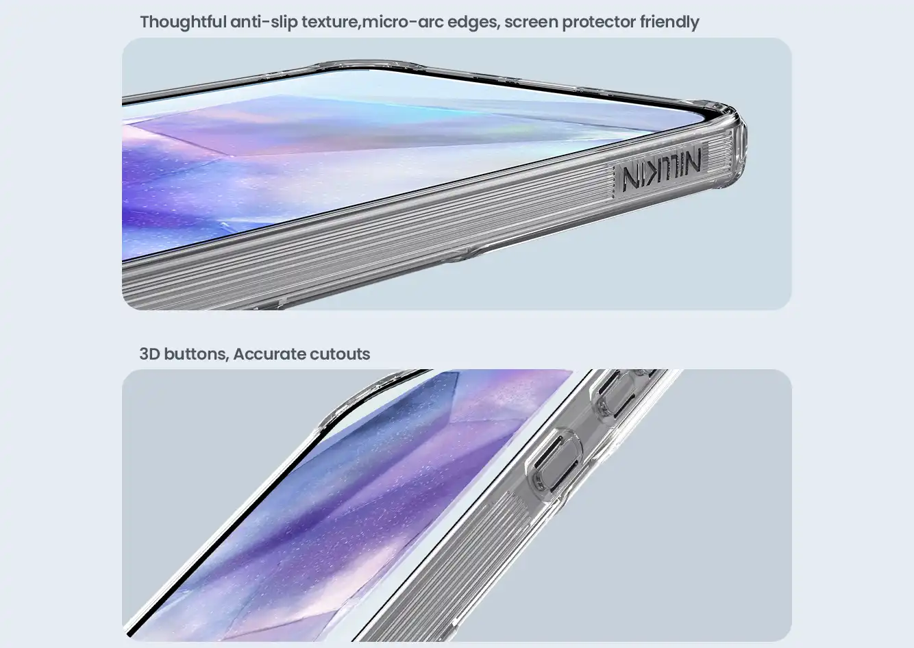قاب نیلکین سامسونگ Samsung Galaxy A56 5G مدل Nature TPU Pro Magnetic