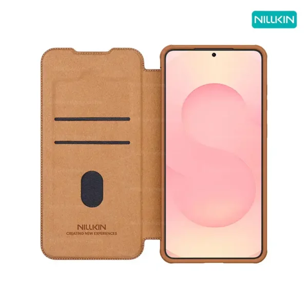 قاب نیلکین سامسونگ Samsung Galaxy S25 Edge مدل Qin Pro leather