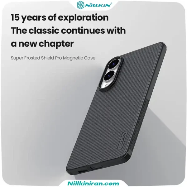 قاب نیلکین سامسونگ Galaxy S25 Edge مدل Super Frosted Shield Pro Magnetic