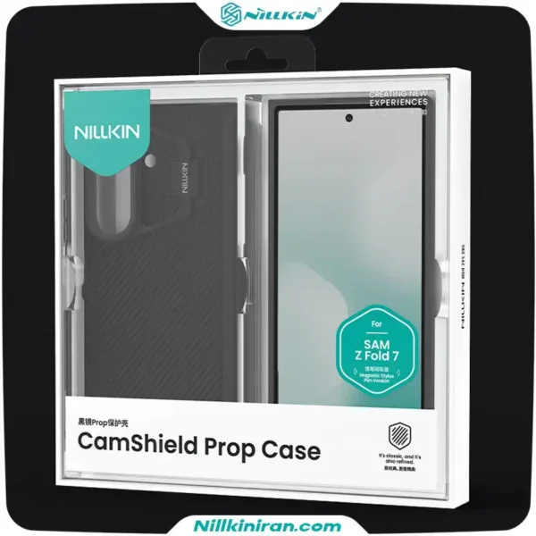 قاب نیلکین سامسونگ Samsung Galaxy Z Fold 7 مدل CamShield Prop Magnetic (S Pen version)