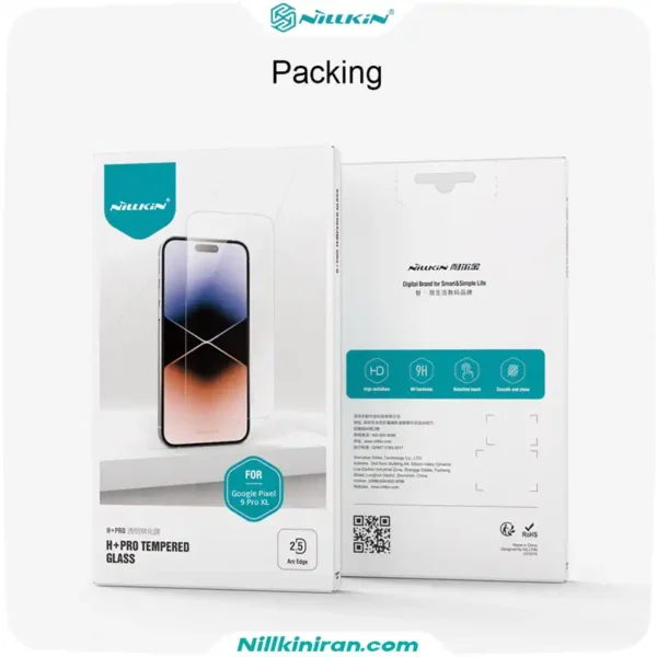 گلس نیلکین گوگل پیکسل Google Pixel 9 Pro XL مدل H+ Pro tempered glass