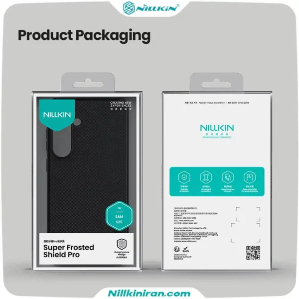 قاب نیلکین سامسونگ Samsung Galaxy S25 مدل Super Frosted Shield Pro