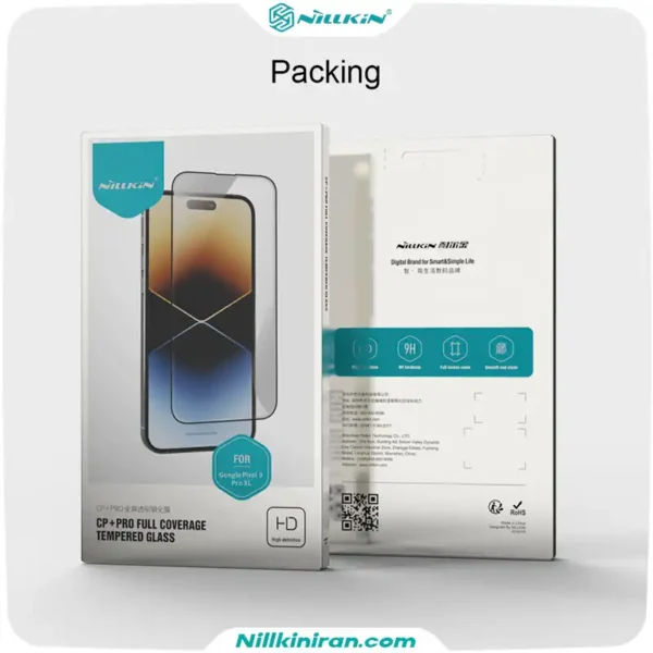 گلس نیلکین گوگل پیکسل Google Pixel 9 Pro XL مدل CP+ Pro tempered glass
