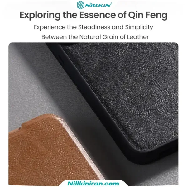 قاب نیلکین سامسونگ Samsung Galaxy S25 Edge مدل Qin Pro leather