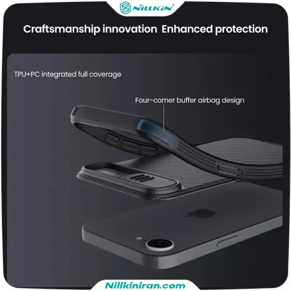 قاب نیلکین آیفون iPhone 16e مدل CamShield Pro