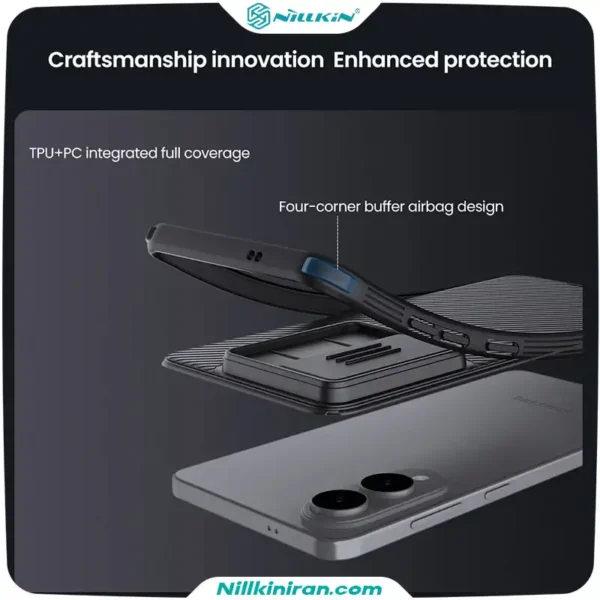 قاب نیلکین سامسونگ Samsung Galaxy S25 Edge مدل CamShield Pro
