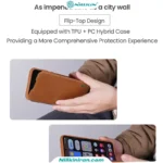 قاب نیلکین سامسونگ Samsung Galaxy S25 Edge مدل Qin Pro leather