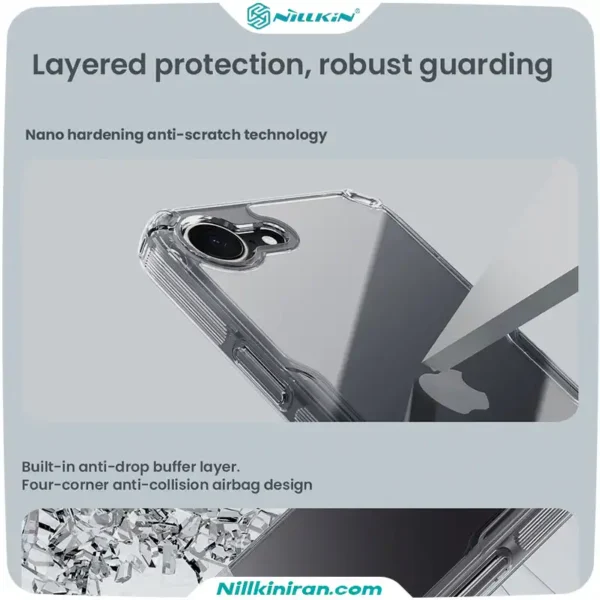 قاب نیلکین آیفون iPhone 16e مدل Nature TPU Pro