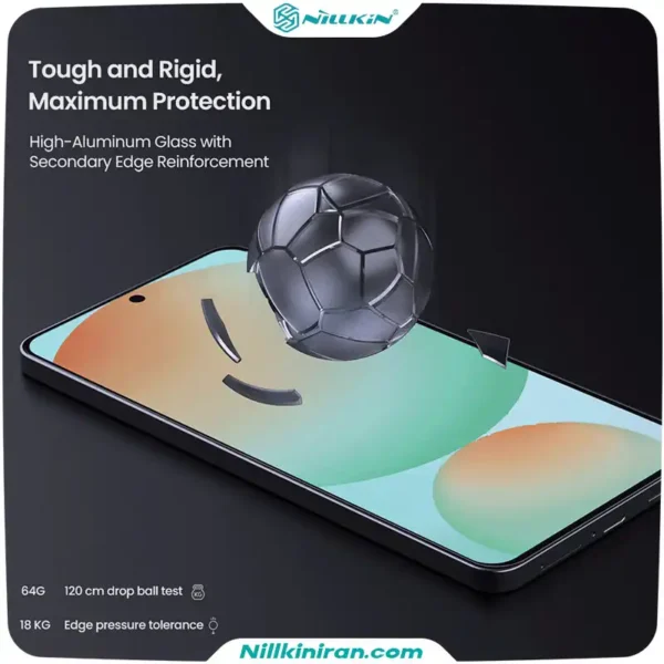 گلس نیلکین سامسونگ Samsung Galaxy S25 Edge مدل H+ Pro tempered glass