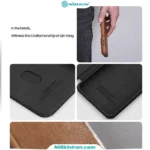 قاب نیلکین سامسونگ Samsung Galaxy S25 Edge مدل Qin Pro leather