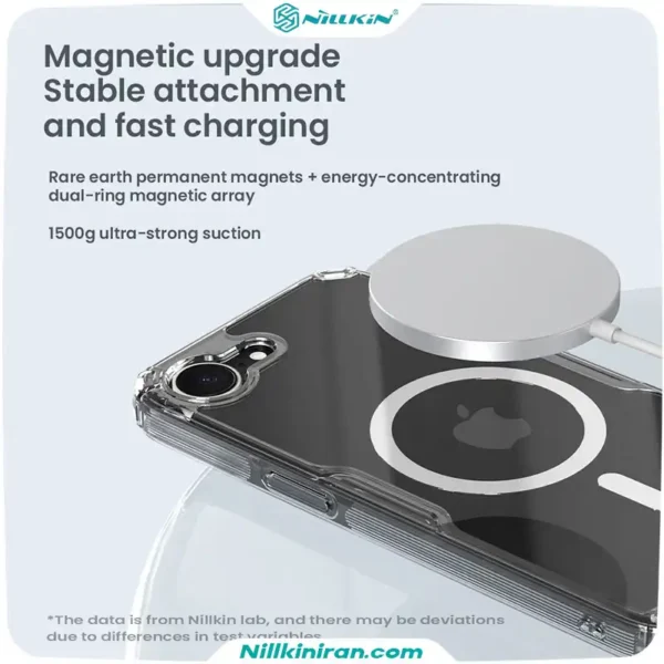 قاب نیلکین آیفون iPhone 16e مدل Nature TPU Pro Magnetic