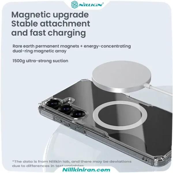 قاب نیلکین سامسونگ Samsung Galaxy S25 مدل Nature TPU Pro Magnetic