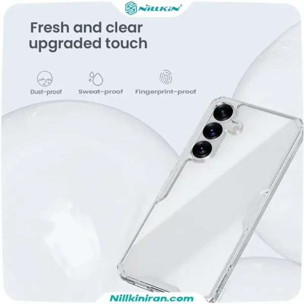 قاب شفاف نیلکین سامسونگ Samsung Galaxy S25 مدل Nature TPU Pro