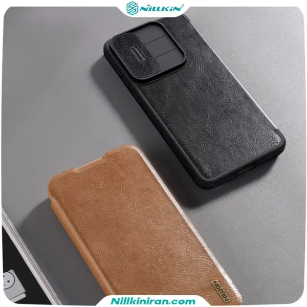 قاب نیلکین سامسونگ Samsung Galaxy S25 Edge مدل Qin Pro leather