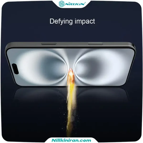 گلس نیلکین آیفون iPhone 16 مدل 3D CP+MAX