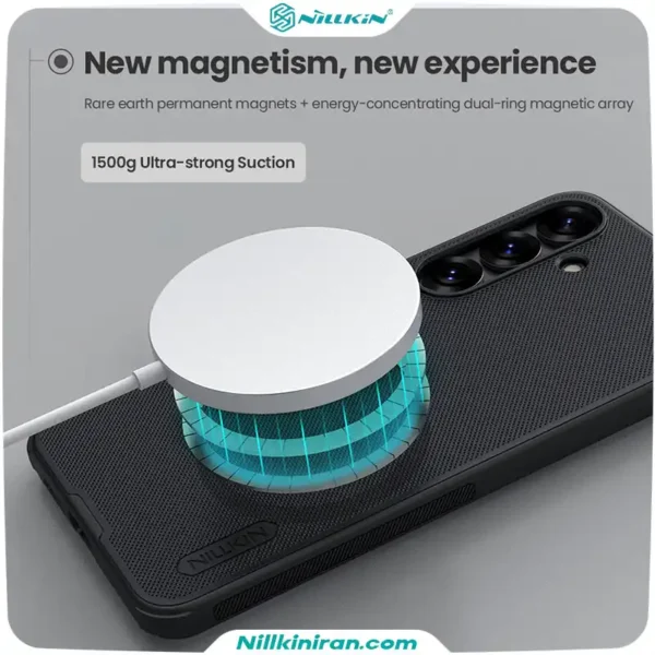 قاب نیلکین سامسونگ Galaxy S25 مدل Super Frosted Shield Pro Magnetic
