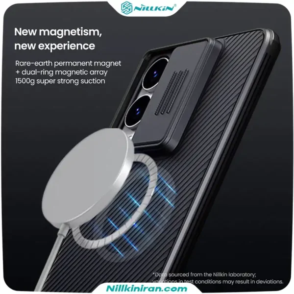 قاب نیلکین سامسونگ Samsung Galaxy S25 Edge مدل CamShield Pro Magnetic