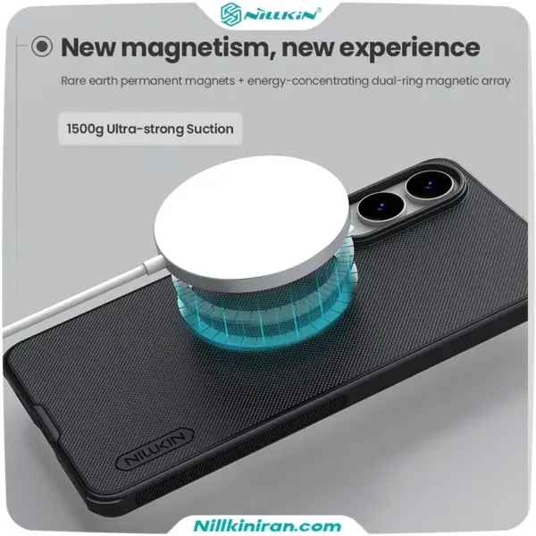 قاب نیلکین سامسونگ Galaxy S25 Edge مدل Super Frosted Shield Pro Magnetic