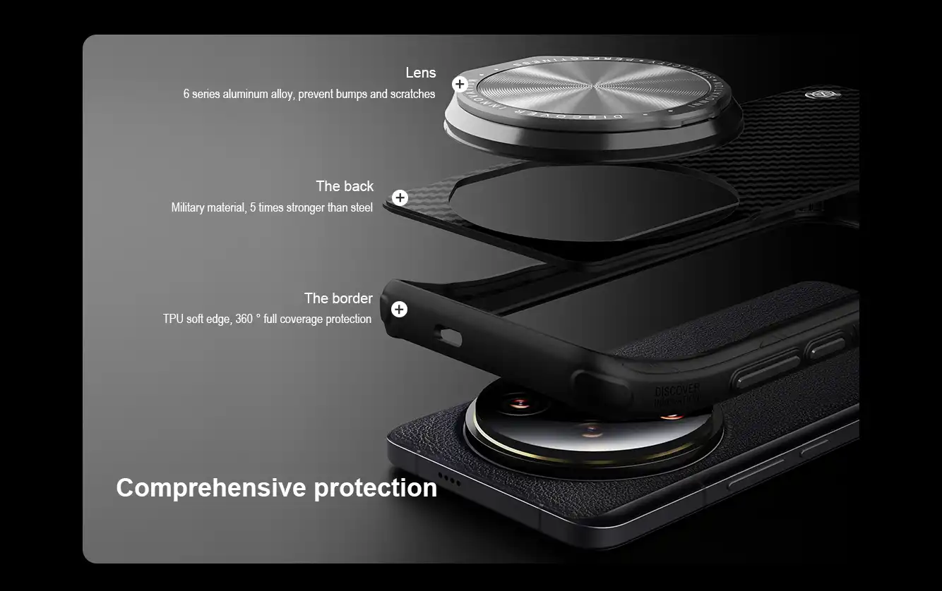 قاب نیلکین شیائومی Xiaomi 14 Ultra مدل CarboProp Magnetic