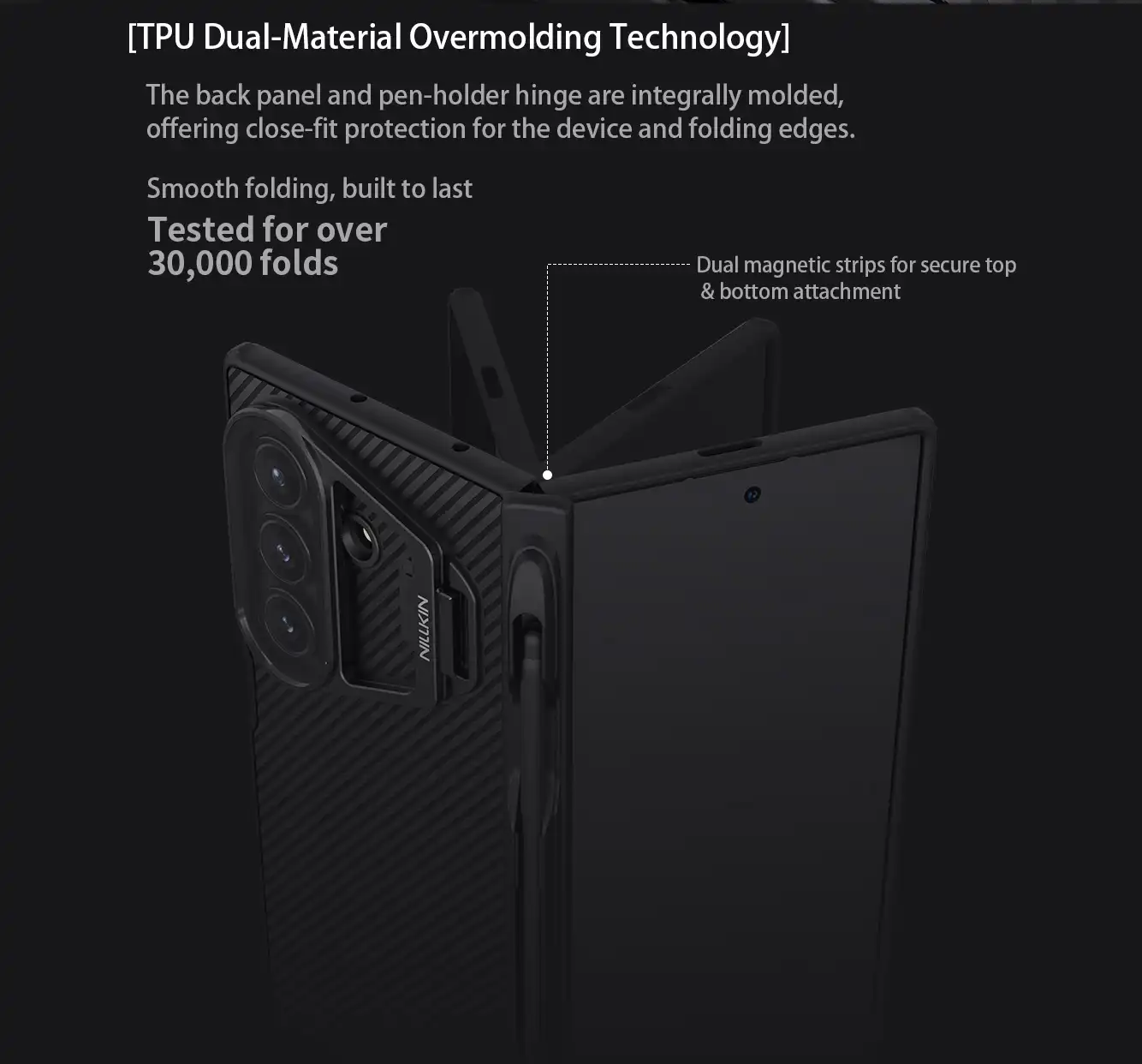 قاب نیلکین سامسونگ Samsung Galaxy Z Fold 7 مدل CamShield Prop (S Pen version)