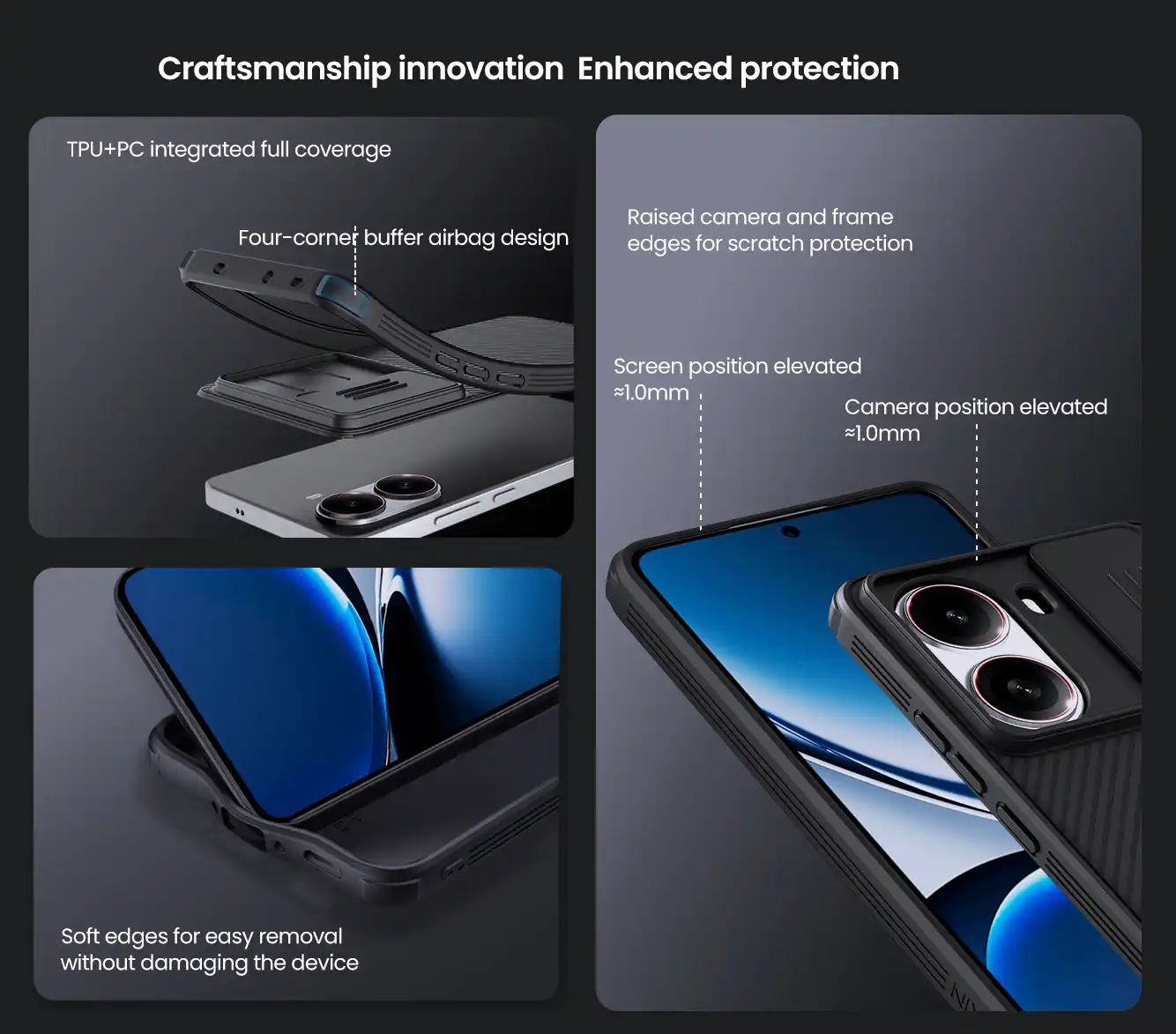 قاب نیلکین شیائومی Xiaomi Redmi Turbo 4 مدل CamShield Pro Magnetic