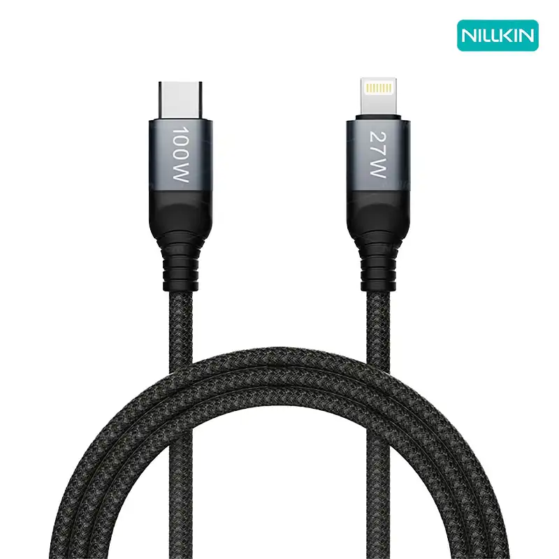 کابل تبدیل USB C به لایتنینگ USB C نیلکین مدل DualPower 2 in 1