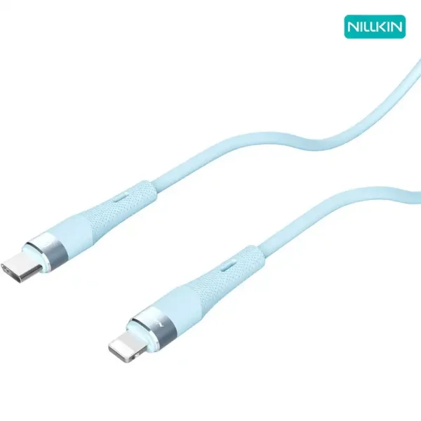 کابل سیلیکونی 1.2 متری Lightning نیلکین مدل Flowspeed Liquid Silicone