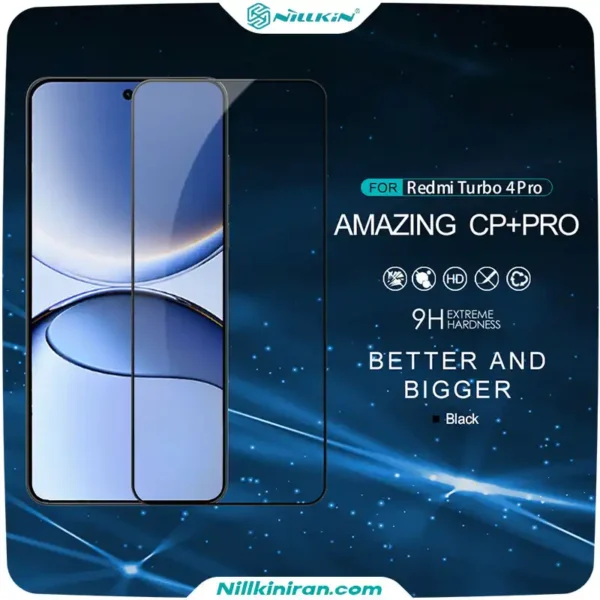 گلس نیلکین شیائومی Xiaomi Redmi Turbo 4 مدل CP+ Pro tempered glass