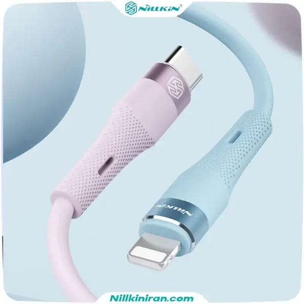 کابل سیلیکونی 1.2 متری Lightning نیلکین مدل Flowspeed Liquid Silicone